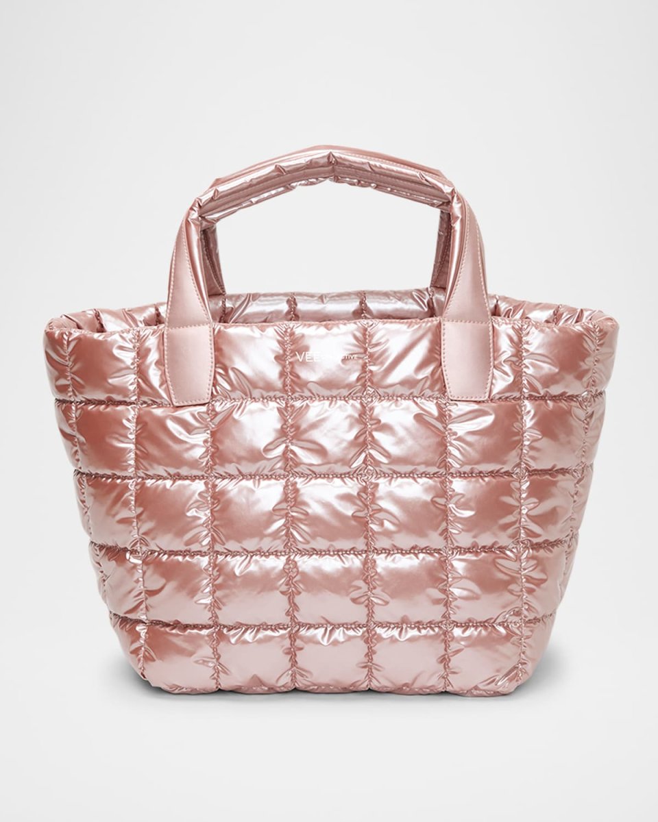 Porter Medium Metallic Quilted Tote Bag